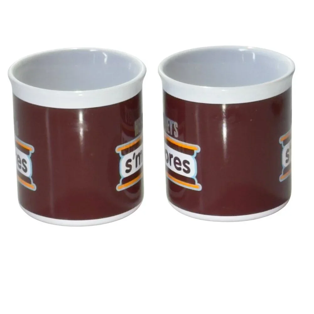 Hersheys Smores Ceramic Mug Set Of 2 Dishwasher & Microwave Safe